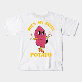 She's my sweet potato Kids T-Shirt